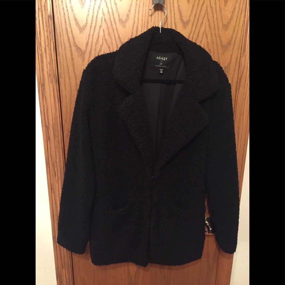 Black Sherpa Coat